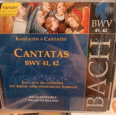 BACH BWV 41-42 Cantatas Bach Ensemble  CD -Restored Clean Case FREE SHIPPING