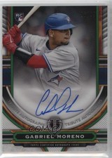 2023 Topps Tribute Tribute Auto Green 96/99 Gabriel Moreno #TA-GMO Auto 0wl1