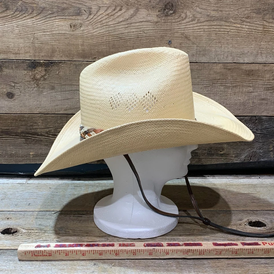 Stetson, Roadrunner, Bryant Finish, The Billy Kidd, Straw Cowboy Hat - Image 2 of 4