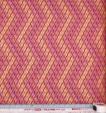 Tula Pink Fabric EDEN Labyrinth Peach Fuzz OOP Fat Quarter RARE Free Spirit