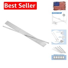 6 Pcs Square Steel Key Stock, 3/16" x 3/16" x 12" Cold-Drawn Steel Bars Preci...