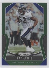 2019 Panini Prizm Green Prizm Ray Lewis #273 HOF 2qw