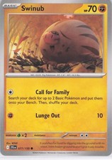 2025 Swinub - Common SV09: Journey Together 077/159 NM Normal LP-NM