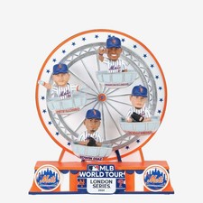 New York Mets 2024 MLB London Series Ferris Wheel Mini Bobblehead Scene MLB