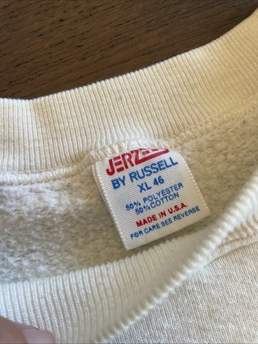 80s Vtg Alain Prost Marlboro Jerzees Russell Formula 1 Racing Sweatshirt XL Z62 - Picture 10 of 17