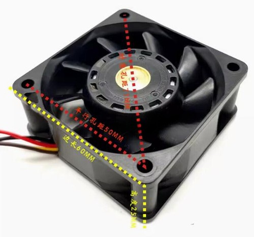 1PC SANYO 6025 24V 0.25A 9G0624P4H003 6CM inverter cooling fan - Afbeelding 2 van 4