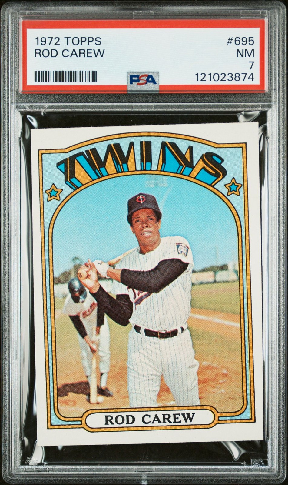 1972 Topps ROD CAREW #695 PSA 7 NM