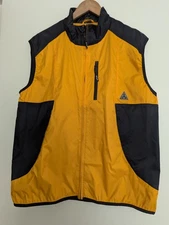 HUF Worldwide NWT Peak Tech yellow and black vest size L