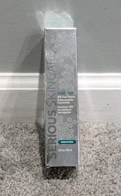 NEW Serious Skin Care Pure-Pep 30% Pure Peptide & Neuropeptide Concentrate 2 oz 