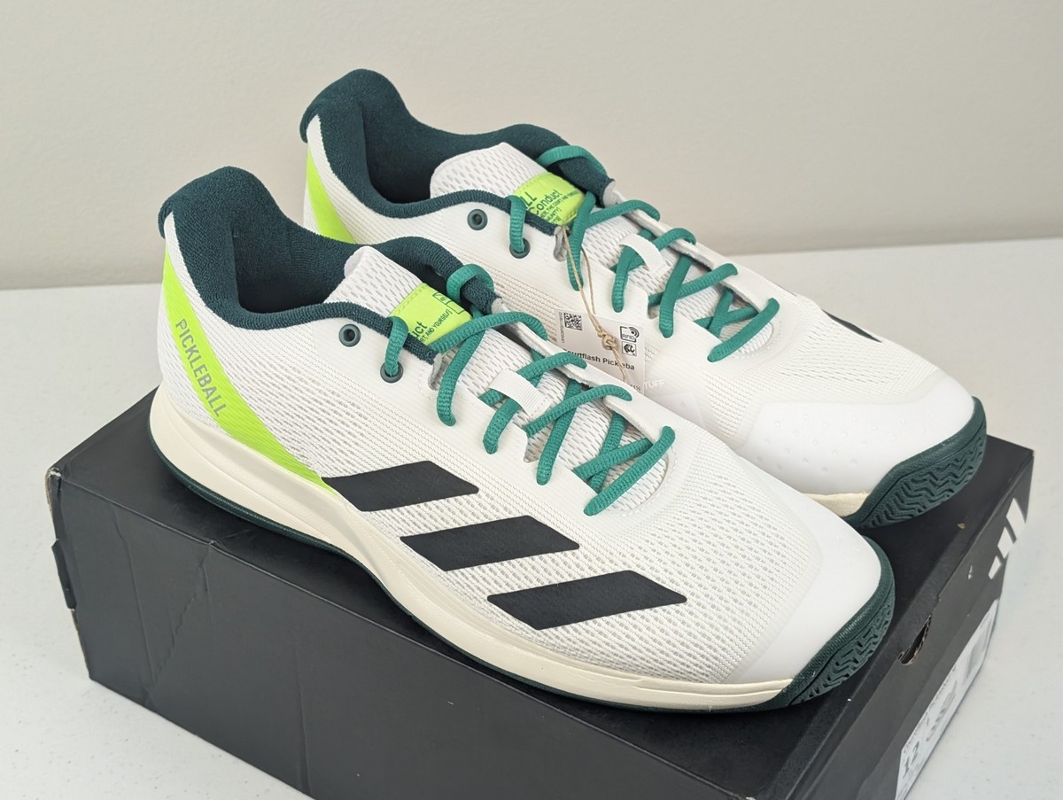 Adidas Courtflash Pickleball Mens 12 Tennis White Green  display picture 2