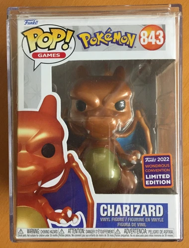 FUNKO POP! CHARIZARD Pokemon #843 Wondrous Convention 2022 Limited Edition RARE