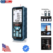 Laser Measure, 165 Ft Digital Laser Distance Meter, Upgraded High-Accuracy La...