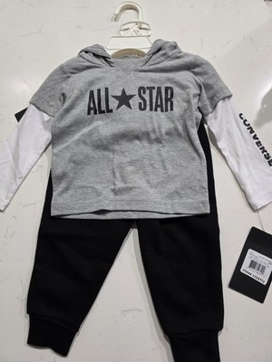 Converse All Star 2 Piece Jogger  Set New With Tags Size 12 Months