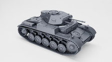 Panzer II Ausf.F  (Germany WW2) Tabletop Wargame 3D Printed