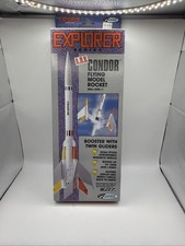 Vintage Estes A.R.V. Condor Flying Model Rocket Kit #2075 Booster With Gliders