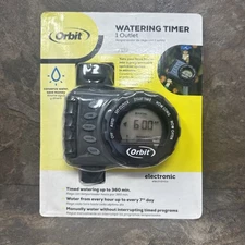 Orbit 24600 Digital Hose Sprinkler Irrigation Timer - 1 Valve Water Faucet Timer