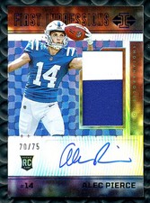 2022 Panini Illusions #130 First Impressions RPA BLUE /75 Alec Pierce Auto Colt