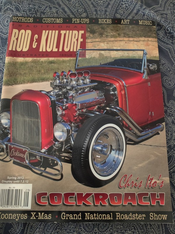 ROD & KULTURE Car Magazine Spring 2012 Issue #29 ~ Hot Rods Art Music Pinups