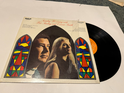 Sunday Morning with NAT STUCKEY and CONNIE SMITH M- vinyl LP TESTED shrink