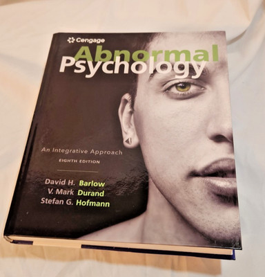 Abnormal Psychology 8th Ed Barlow Durand Hofmann Hardcover 2017 MindTap Textbook