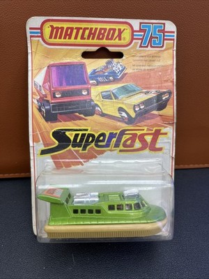 Matchbox 75 Super fast No 2 Hovercraft Die Cast Vehicle Free UK P&P