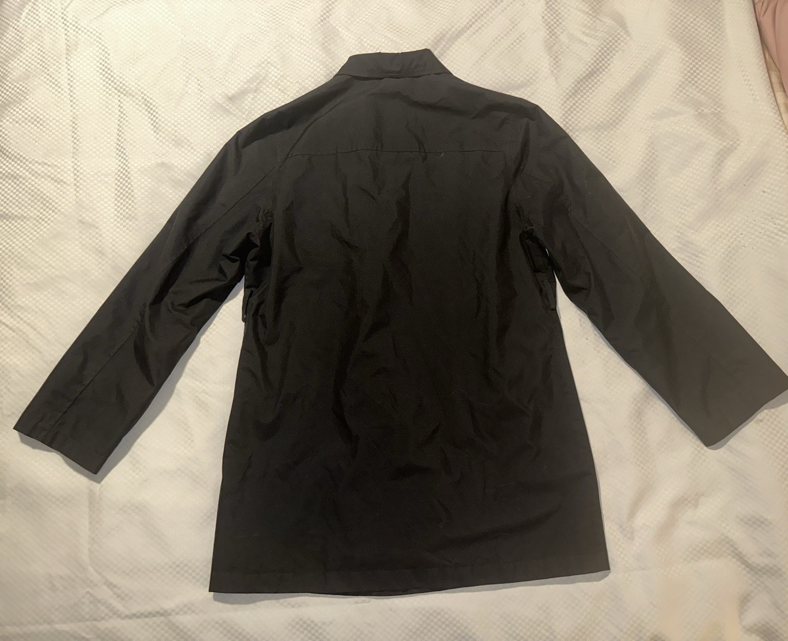 Prada Rainjacket/ Windbreaker Jacket. Solid Black… - image 3