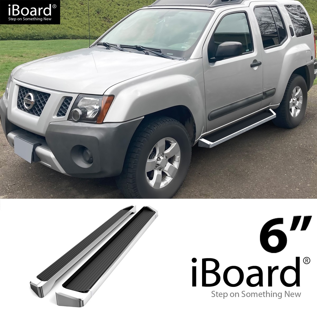Running Board Step 6in Aluminum Silver Fit Nissan Xterra 05-15 | eBay
