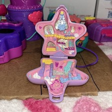 1992 Bluebird Polly Pocket "FAIRY FANTASY" Purple Star compact only 