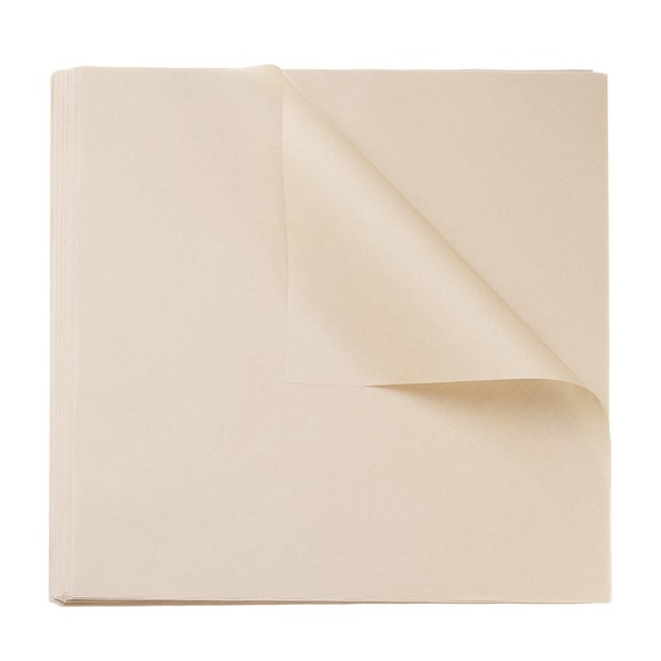 "100 StüCk Quadratische WachspapierbläTter 11,81\" X 11,81\", Holzfarbe"-image