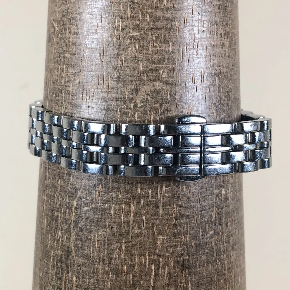 Reloj Citizen Eco-Drive Mujer G620-T004691 Pavé Tono Plateado Solar Analógico 14mm 6" Foto 4 de 4