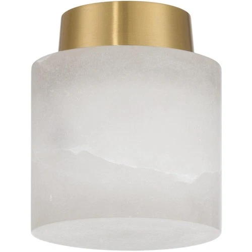 Crystorama AME-400-AG Acme 1 Light 5.75 inch Aged Brass Semi Flush Ceiling Light - Picture 2 of 7