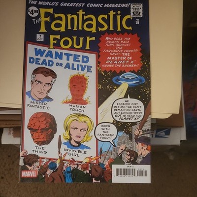 Marvel The Fantastic Four #7 Color Single Issue Comic Book Mister Fantastic