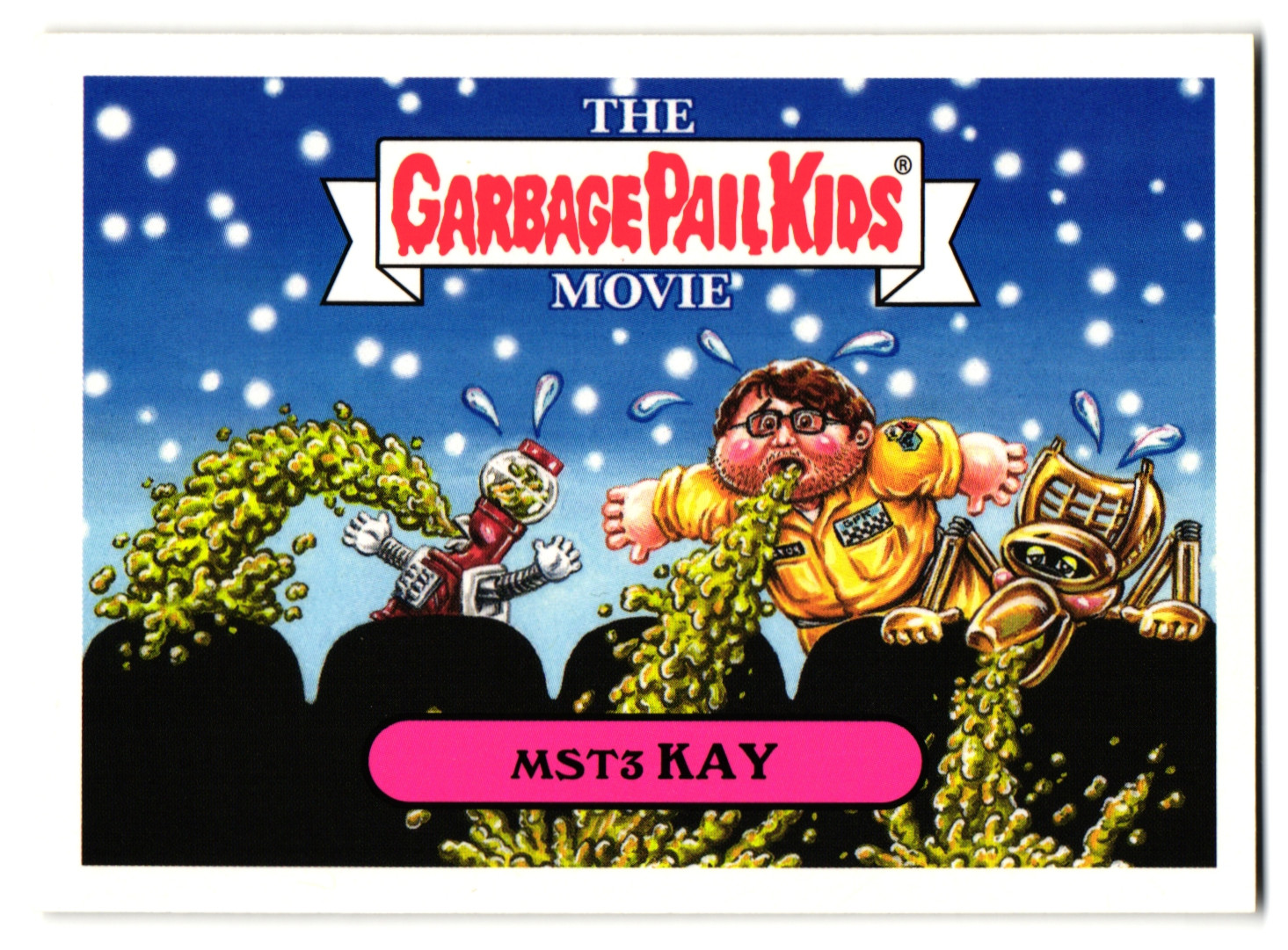 2018 Topps Garbage Pail Kids Series 2 Modern Sci-Fi Stickers #4b Mst3 Kay front