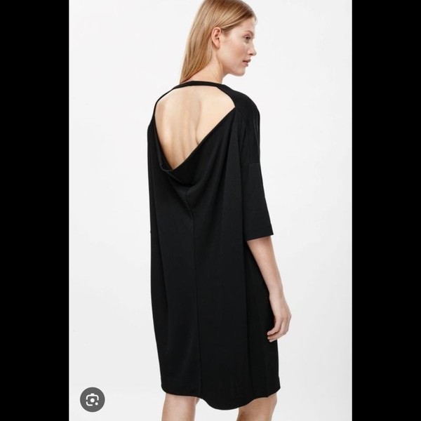 Women COS Dress Black Viscose 38 / M / 46 #6RWL