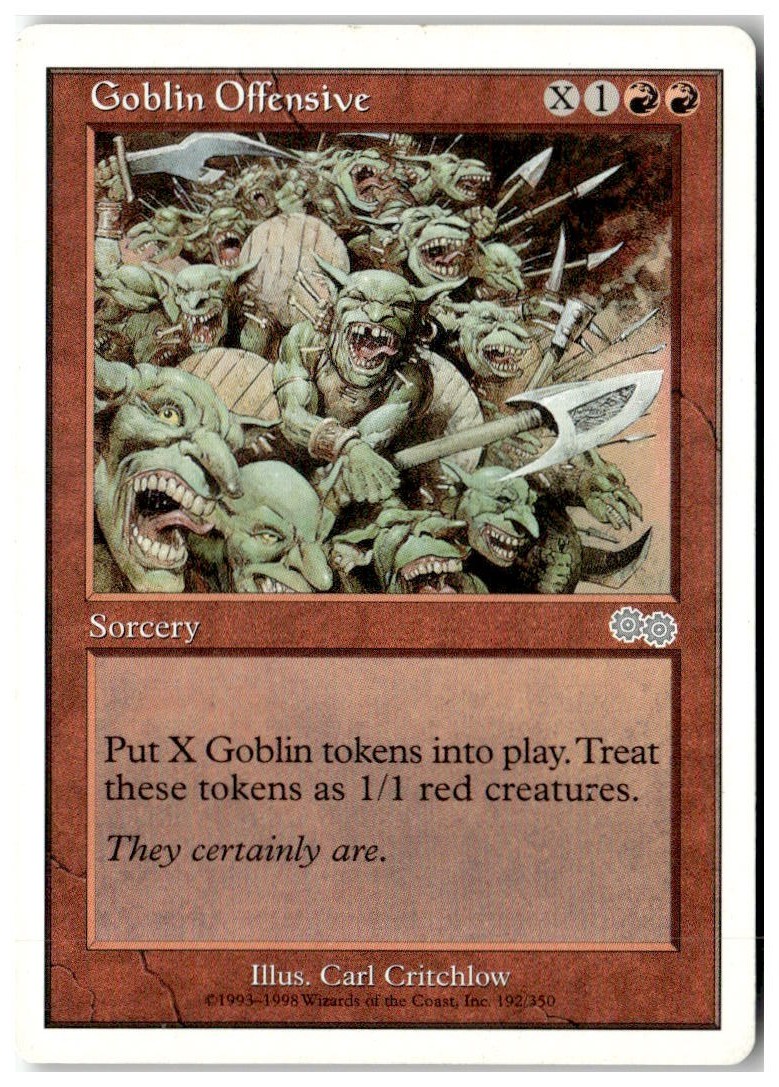 MTG Goblin Offensive - Anthologies Moderately Played English
