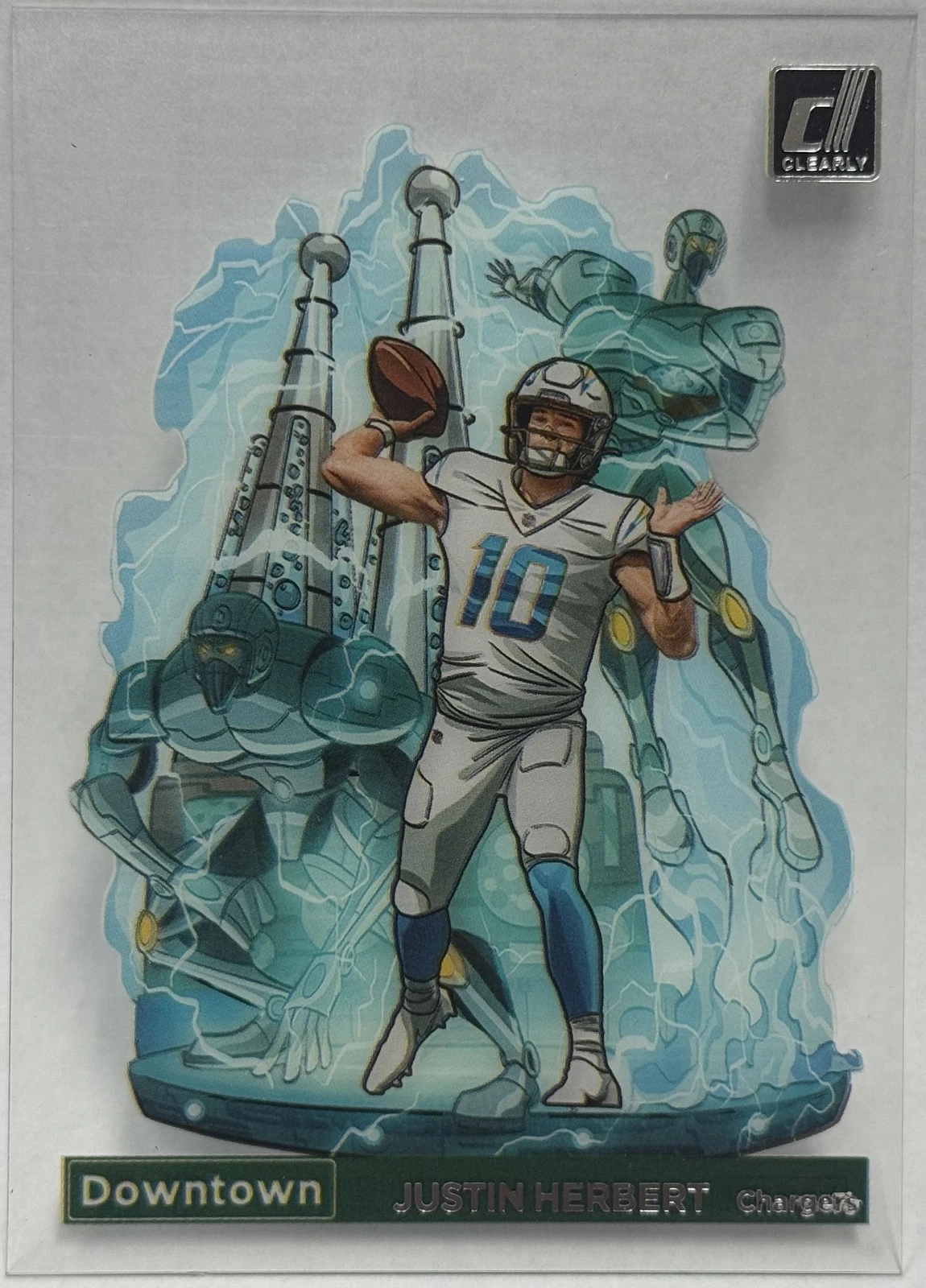 2022 Clearly Donruss Downtown Justin Herbert