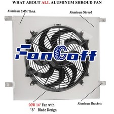 Aluminum Radiator Shroud 14fan For 43-48 Chevy Car Sedan Coupe 3.5l3.8l 6 Cyl Aluminum Radiator Shroud 14fan For 43-48 Chevy Car Sedan Coupe 3.5l3.8l 6 Cyl