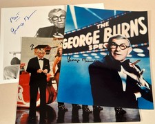 George Burns Autographed Photos (3)