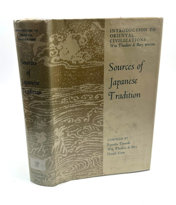Sources of Japanese Tradition 1965 Columbia University Press Oriental