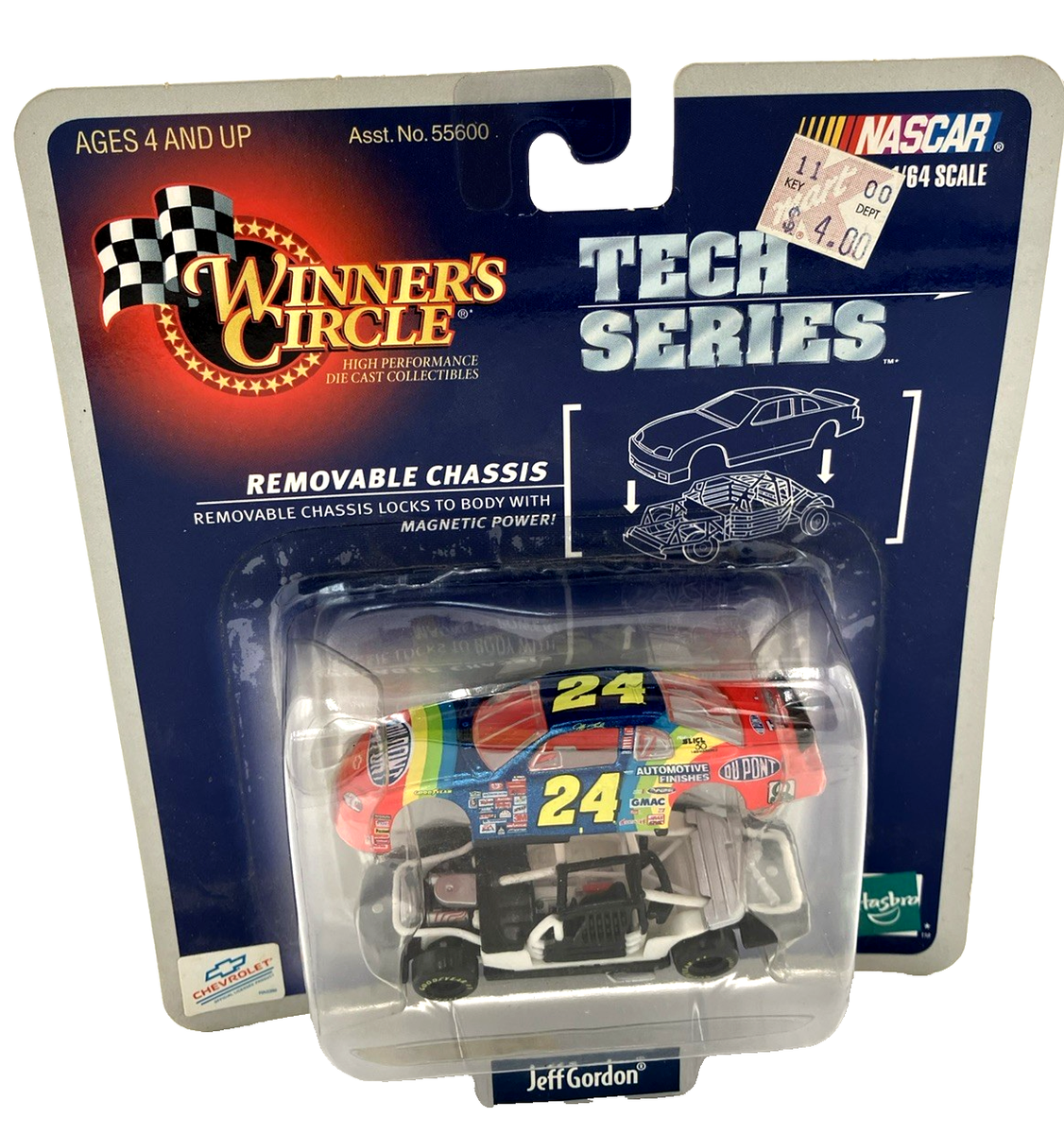 Nascar 1998 Winners Circle Tech Series 1:64 Scale # 24 Jeff Gordon