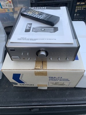 DENON PMA-7.5E Integrated Amplifier AC100V 50Hz/60Hz Silvfr 1996