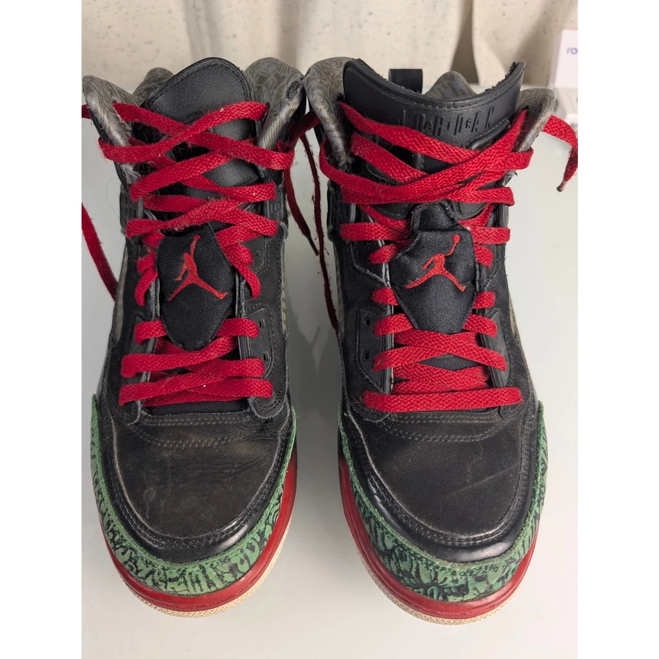 Nike Air Jordan Spizike OG Black Varsity Red Green Men's 315371-026 Size 8.5 - Image 4 of 4