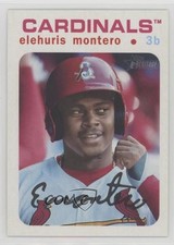 2020 Topps Heritage Minor League Edition White 46/50 Elehuris Montero #170 3d5