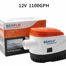 New For SEAFLO Automatic Bilge Drain Pump SFBP1-G1100-06 12V 1100GPH thumbnail 1
