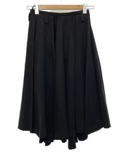 PRADA Skirt, Size 36, Wool, Black, Solid Color, P196U