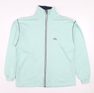 J.Rugo Damen Sweatshirt mintgrün Full Zip XL Relaxed Fit