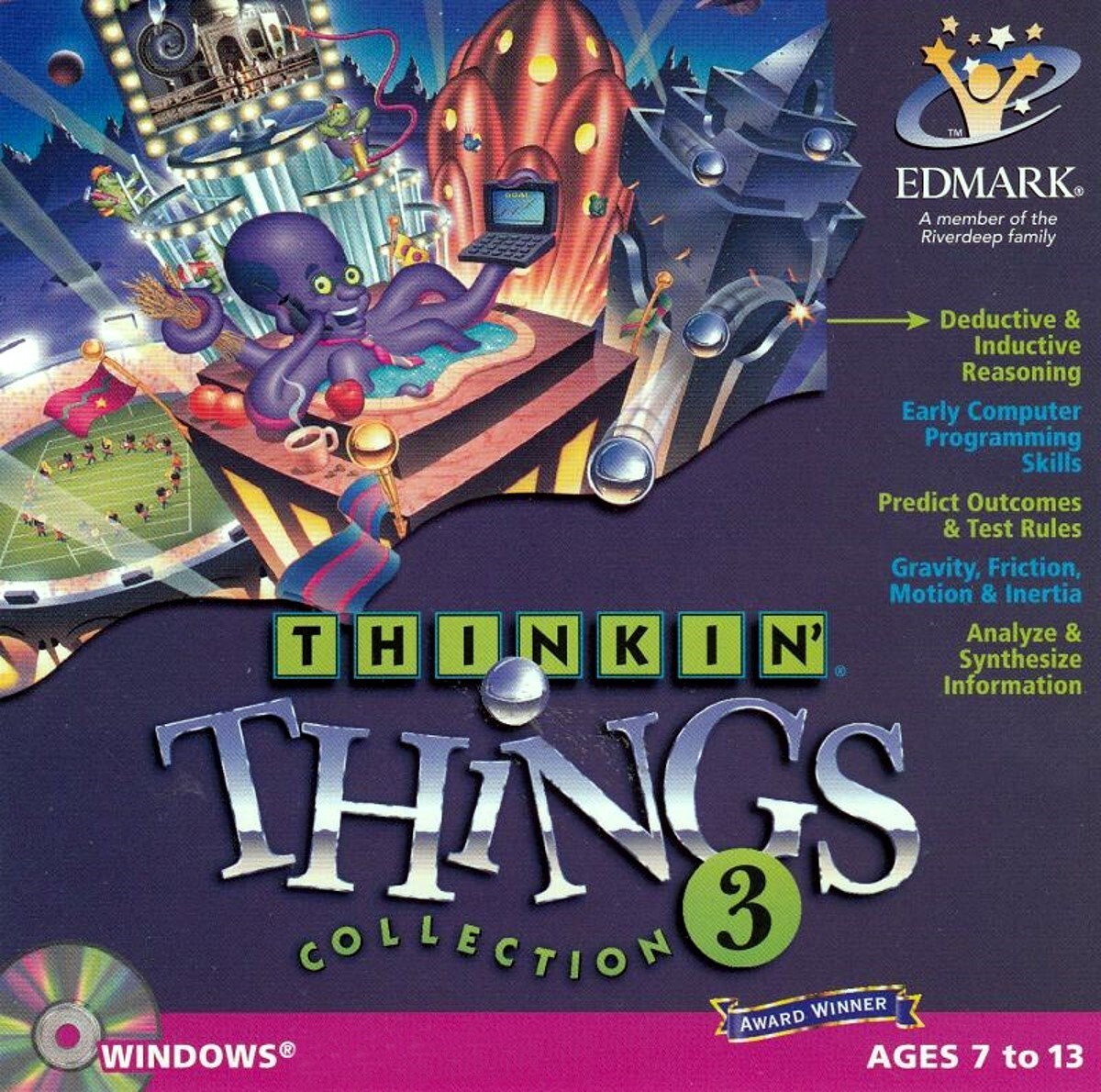 Thinkin’ Things Collection 3 PC Software for Kids Ages 7-13 Educational Fun Sealed New