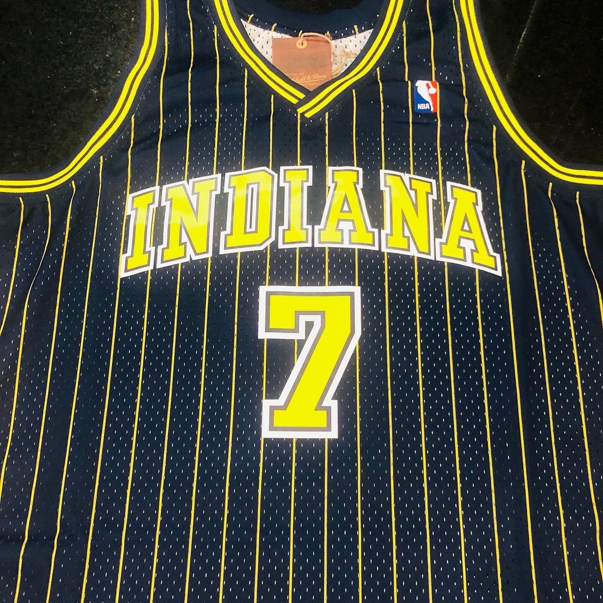 ウェア Jermaine O'neal SWINGMAN JERSEY 2003-04 Indiana Pacers Jermaine O'Neal #7 Mitchell & Ness 2003/04