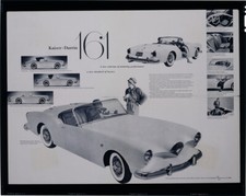 1954 Kaiser-Darrin 161 automobile car advertising OLD PHOTO