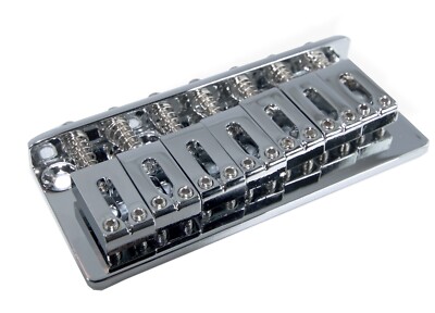 Bridge Hardtail 7 String 10.8mm Custom Shop thru body Chrome 122710CH